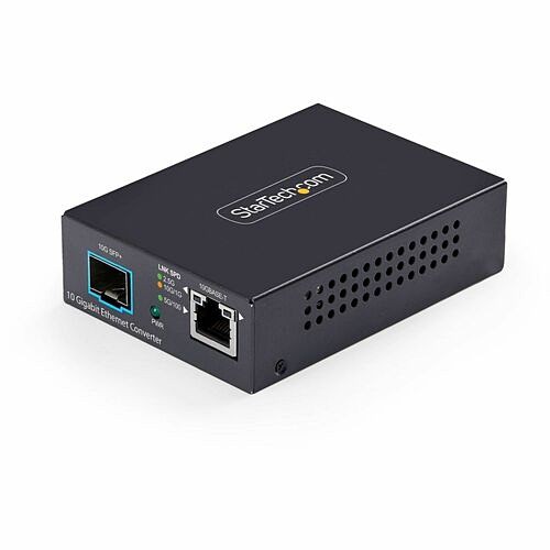 Startech MCM10G6SSFP Transceivers/Media Converters Startech.com 10gbe Multi-gigabit Open Sfp+ Fiber Media Converter, 10g/5g/2.5g/1g/100m, Copper To 10g 065030917094