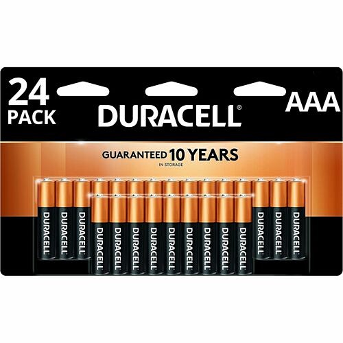 Duracell MN2400B240002 Batteries Coppertop Alkaline Aaa Batteries DURMN2400B24Z 00041333002323