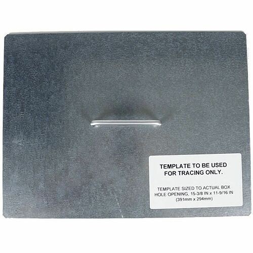 Middle Atlantic EFB-TEMPLATE Miscellaneous Devices Wiremold Evolution Series Efb6 Floor Box Floor Box Template (efb-template) Efbtemplate 786776178937