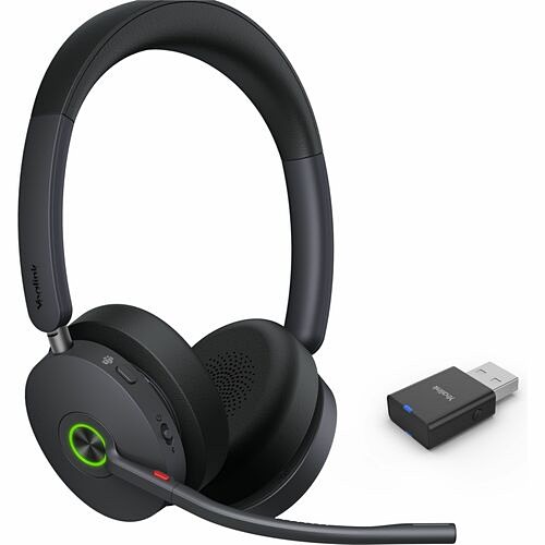 Yealink 1208714 Headsets/Earsets Yealink Wh68 Hybrid Dect Wireless Headset - Microsoft Teams Certification - Stereo - Wireless - Blue 841885126924