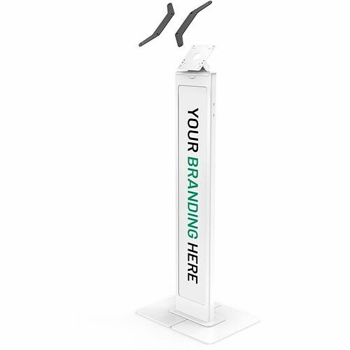 Maclocks 140W200LBPW Stands & Cabinets Compulocks Brandme Floor Stand For The Samsung E-paper - White - Brandme Floor Stand For The Samsung 810157345516