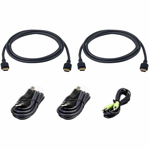 Aten 2L7D02UH21X5 Miscellaneous Kits Aten 1.8m Usb Ultra High Speed Hdmi Dual Display Secure Kvm Cable Kit (2l7d02uh21x5) 672792016912