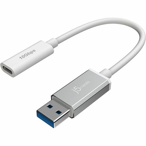 J5create JUCX35 Cables J5create Jucx35 10gbps Usb Type-a To Usb-c Cable - 3.94" Usb/usb-c Data Transfer Cable For Usb Devic 847626007088