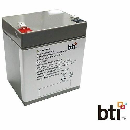 Battery Technology UB1250-F2-BTI UPS Batteries Bti Ub1250-f2-bti 12v 5a 1-cell T2/f2 Sealed Lead Acid Battery For Various Back-up Ups Systems, Alar Ub1250f2bti 886734901192