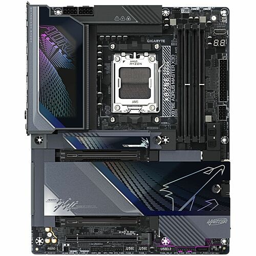 Gigabyte X870E AORUS MASTER X3D Motherboards Aorus Ultra Durable X870e Aorus Master X3d Gaming Desktop Motherboard - Amd X870e Chipset - Socket A X870eaorusmasterx3d 889523056011