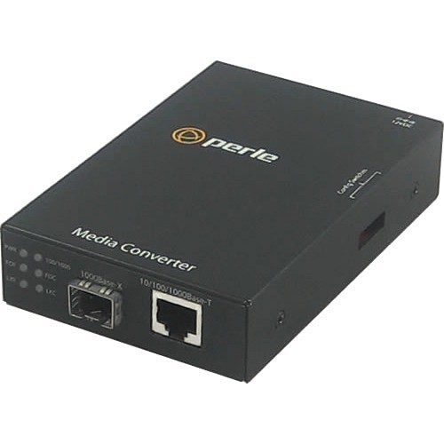 Perle Systems 05050195 Transceivers/Media Converters Perle S-1110-sfp - 10/100/1000 Gigabit Ethernet Stand-alone Media And Rate Converter - 1 X Network ( 734660501958