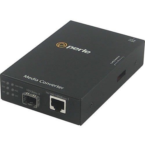 Perle Systems 05050191 Transceivers/Media Converters Perle S-1110-sfp - 10/100/1000 Gigabit Ethernet Stand-alone Media And Rate Converter - 1 X Network ( 734660501910