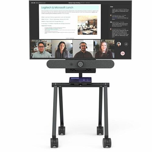 Logitech EXPRBMHERSTANDA Video Conference Equipment Rbm And Heckler Rolling Stand For Mtr-a - For Video Conferencing - 1920 X 1080 Video (live) - Full Hd  