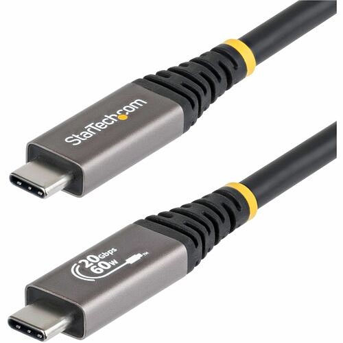 Startech CC10FT20GUSB4CX Cables Startech 10ft (3m) Usb4 Cable, 20gbps, Usb-if Certified Usb-c Cable, 60w, 4k120hz Dp 2.1, Tpe Jacket 065030923422