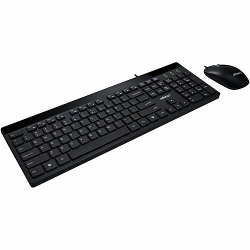 Adesso AKB-140CB Keyboard & Mouse Combos Adesso Akb-140cb Keyboard And Mouse - Usb Membrane/scissor Cable Keyboard - 104 Key - English (us) - U Akb140cb 783750014465
