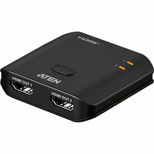 Aten VS4812 Signal Splitters/Amplifiers Aten 2-port True 4k Hdmi Splitter - 3840 X 2160 - 118.11" Maximum Operating Distance - 2-way - Video 672792017933