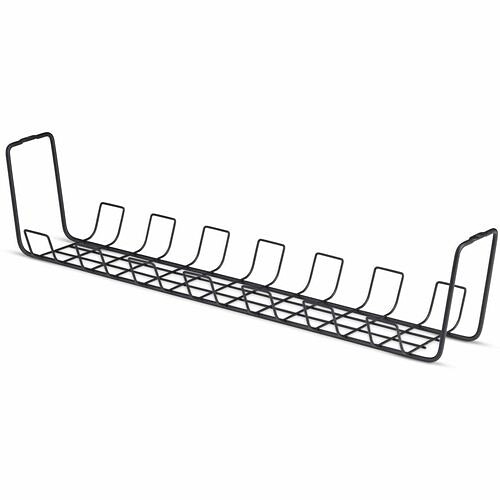 Startech S1MB-DESK-CABLE-TRAY Cable Management Startech Under Desk Cable Management Tray, 24" Long, Basket Style, Screw-on Installation, Metal, Bla S1mbdeskcabletray 065030905510