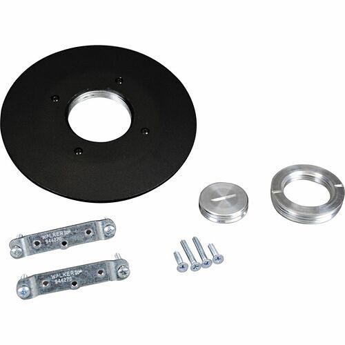 Middle Atlantic PSRC9AMDTCBK Cable Management Wiremold Psrc9 Series Quad Communication Fitting - Poke Thru Device - Black (psrc9amdtcbk) 786564009139