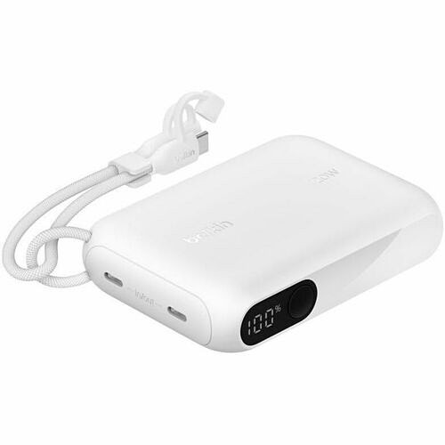 Belkin BPB027FQWH Power Banks Belkin Boostcharge Power Bank 10k With Display - For Smartphone, Tablet Pc, Iphone, Ipad, Airpod, Us 745883916146