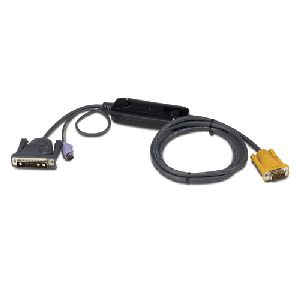 Apc Schneider AP5255 Cables Keyboard / Video / Mouse (kvm) Cable - 8 Pin Mini-din, 13w3 (m) - Hd-15 (m) - 12 (ap5255) 731304231417