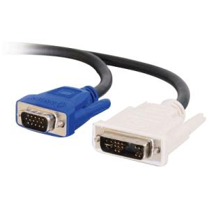 C2g 26954 Cables C2g 6.6ft Dvi To Vga Video Adapter Cable - Dvi-a To Hd15 Vga - M/m - Dvi-a Male - Hd-15 Male - 6.56f 696551985370