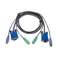 Aten 2L5002P Cables Keyboard / Video / Mouse (kvm) Cable - 6 Pin Ps/2 (m), Hd-15 (m) - 6 Pin Ps/2 (m (2l5002p) 672792110009
