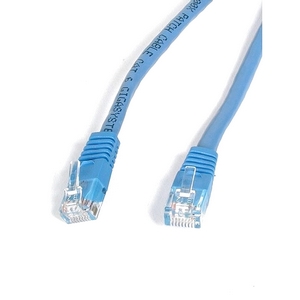 Startech C6PATCH15BL Cables 15ft Blue Molded Cat6 Utp Patch Cable Etl Verified 065030789295