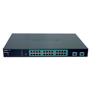 Trendnet TPE-224WS Switches & Bridges Trendnet 28-port 10/100mbps Web Smart Poe+ Switch, 20 X Poe Ports, 4 X Poe+ Ports, 2 X Gigabit Ports Tpe224ws 132018279441