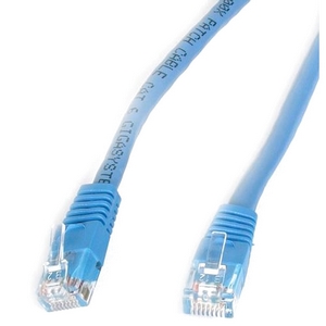 Startech C6PATCH1BL Cables 1 Ft Blue Molded Cat 6 Patch Cable 065030789448