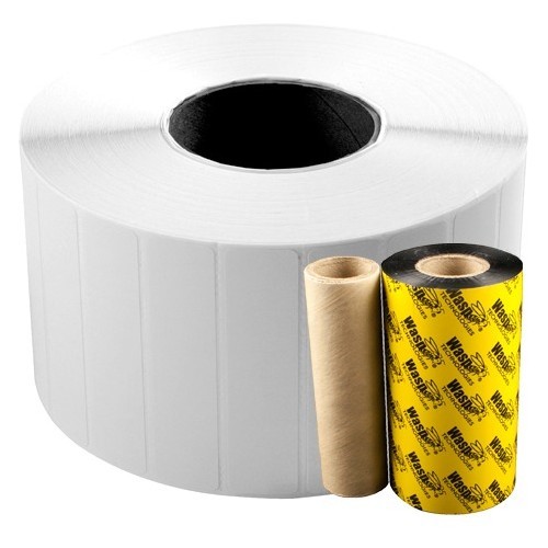 Wasp 633808402518 Labels Wasp Wpl305 Quad Pack Label - 2.25" Width X 0.75" Length - 4 Roll (633808402518) 633808402518