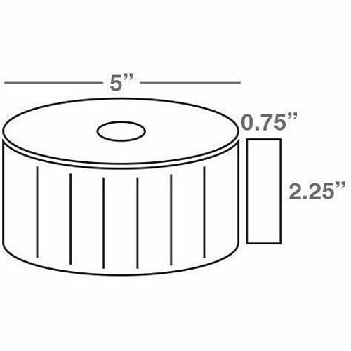 Wasp 633808403171 Labels Wasp Wpl205 And Wpl305 Barcode Label - 2 1/4" Width X 3/4" Length - Rectangle - Direct Thermal - 3000  746359203456