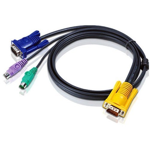 Aten 2L5210P Cables Kvm Cable - Sphd-15(m) - Hd-15 ,mini Din-6(m) - 30 Ft (2l5210p) 672792001574