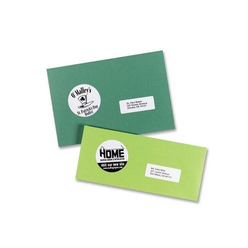 Avery Dennison 05294 Labels White Round High Visibility Labels AVE5294 072782052942
