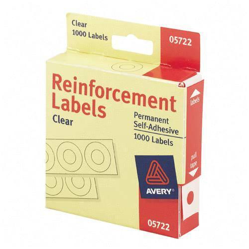 Avery Dennison 05722 Binder Accessories Reinforcement Label AVE05722 072782057220