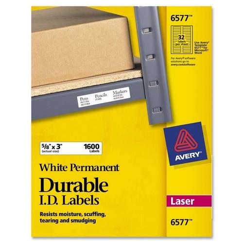 Avery Dennison 06577 Labels Permanent Durable Id Labels With Trueblock Technology AVE6577 002900547548