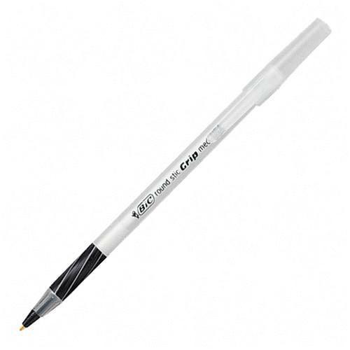 Bic GSMG11BLK Pens/Markers/Highlighters Round Stic Comfort Grip Pen BICGSMG11BK 070330137264