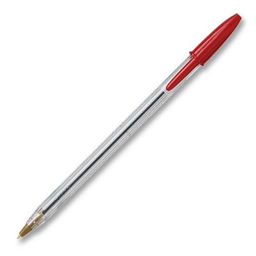 Bic MS11RED Pens/Markers/Highlighters Cristal Ballpoint Pen BICMS11RD 818237062087
