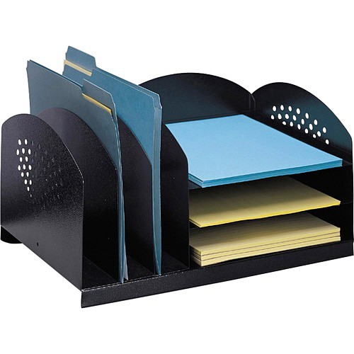 Safco 3167BL Racks & Organizers 3 And 3 Combination Rack Desktop Organizers SAF3167BL 735553167282