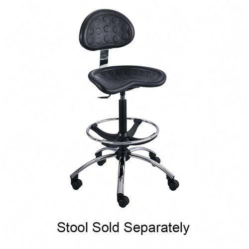 Safco 6661BL Furniture Accessories Sit-star Stool Back SAF6661BL 818238933379