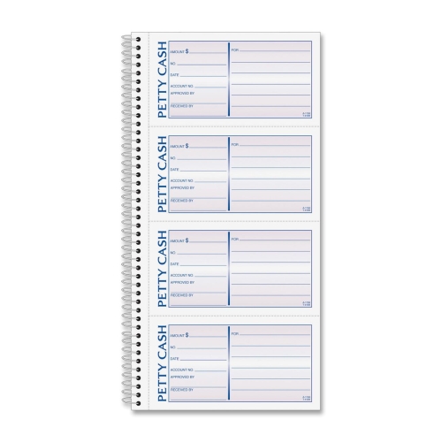Tops 4109 Forms & Record Keeping Duplicate Petty Cash Book TOP4109 806792206923