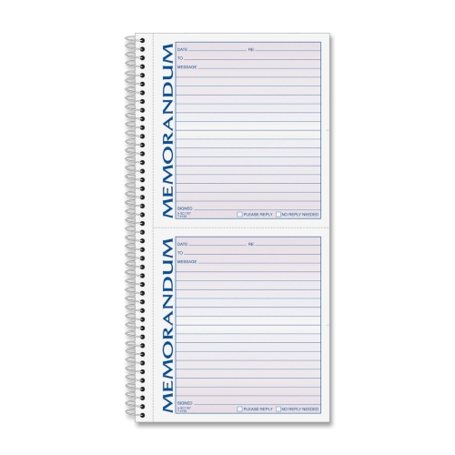 Tops 4150 Forms & Record Keeping Memorandum Forms Book TOP4150 818277897151