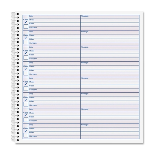 Tops 4416 Forms & Record Keeping Voice Message Log Book TOP4416 818288376959