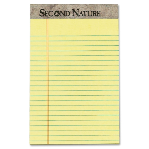 Tops 74840 Pads & Notebooks Sec. Nature Recy Jr Legal Ruled Cnry Lgl Pads TOP74840 696244778494
