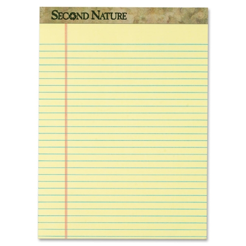 Tops 74890 Pads & Notebooks Second Nature Recycled Perforated Top Pad TOP74890 809302190262