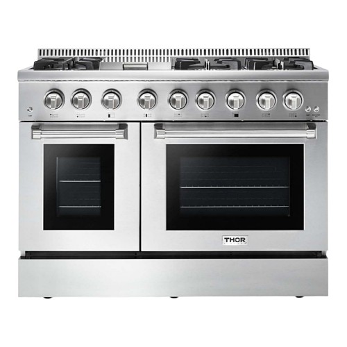 Thor Kitchen HRD4803U Uncategorized Thor 48" Professional Dual Fuel Range, Stainless Steel 850018999144