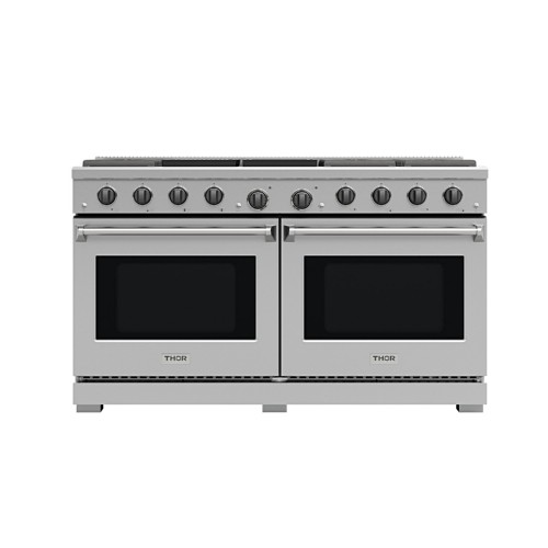 Thor Kitchen LRG60E Uncategorized Thor 60" Professional Freestanding Gas Range, Stainless Steel 850058622941