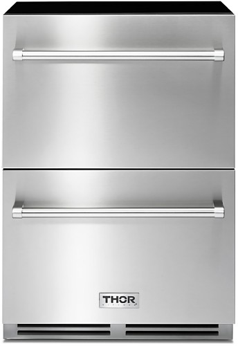 Thor Kitchen TRF24U Refrigerators Thor 24" Under Counter Double Door Refrigerator 850018999878