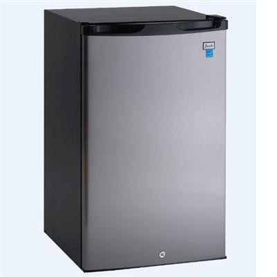 Avanti AR4456SS Uncategorized 4.4 Cu.ft. Auto-defrost Refrigerator, 19.25 X 22 X 33, Black With Stainless Stee (ar4456ss) (avaar44 AVAAR4456SS 