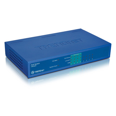 Trendnet TPE-S44 Switches & Bridges Trendnet 8-port 10/100mbps Poe Switch, 4 X 10/100 Ports, 4 X 10/100 Poe Ports, 30w Poe Power Budget, Tpes44 013039411600