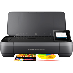 HP Officejet 250 Inkjet Multifunction Printer - - Plain Print - Portable - Copier/Printer/Scanner - 20 ppm Mono/19 ppm Color Print - 4800 x 1200 Print - Manual Duplex