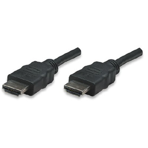 Manhattan 306119 Cables Manhattan Hdmi Male To Male High Speed Shielded Cable, 6', Black - Supports Hdmi Ethernet Channel, A 766623306119