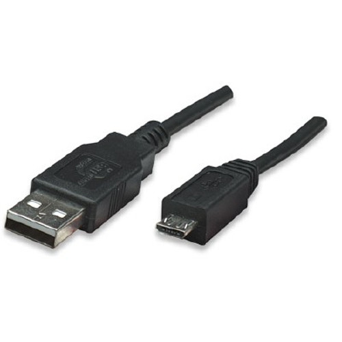 Manhattan 307178 Cables Manhattan Hi-speed Usb 2.0 A Male/micro-b Male Usb Device Cable, 6', Black - Hi-speed Usb For Ultra- 766623307178