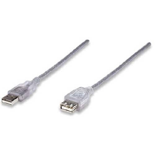 Manhattan 336314 Cables Manhattan Usb-a To Usb-a Extension Cable, 1.8m, Male To Female, 480 Mbps (usb 2.0), Hi-speed Usb, Tr 033630000010