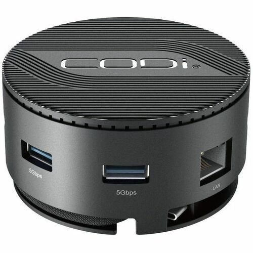 Codi A01059 Docking Stations Codi Centro M3 7 Port Usb-c Docking Station - Charging Capability - Usb Type C - 4k @ 60hz - 3840 X  633886016379