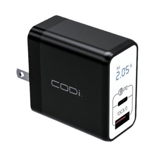 Codi A01104 Power Adapters Wall Charger Usb-c Pd 30w - Usb-a 3.0 Quick Charge (a01104) 633886014702